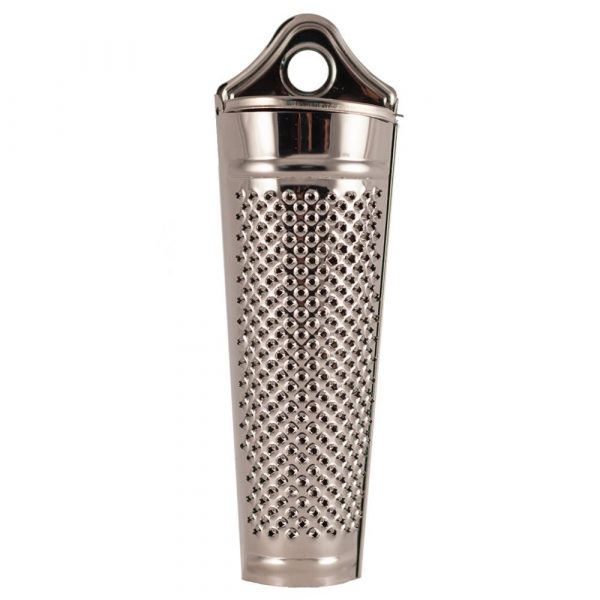 Premium Stainless Steel Nozmeg Grater for Effortless Grating - Ideal Kitchen Gadget for Fine Shredding and Zesting