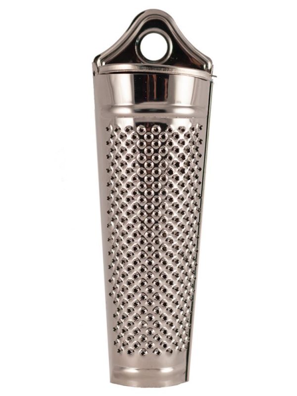Premium Stainless Steel Nozmeg Grater for Effortless Grating - Ideal Kitchen Gadget for Fine Shredding and Zesting
