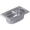 Stainless Steel Gastronorm Container 1/9 100mm - Durable and versatile food storage solution for commercial kitchens and catering businesses.