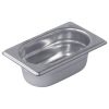 Premium Gastronorm Stainless Steel Container 1/9 65mm - Ideal for commercial kitchens and food storage, durable and efficient.