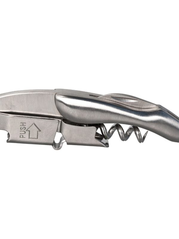 Stylish and durable INOX PRESTIGE corkscrew 00868 for effortless wine opening, the must-have tool for wine lovers. Premium quality stainless steel design.