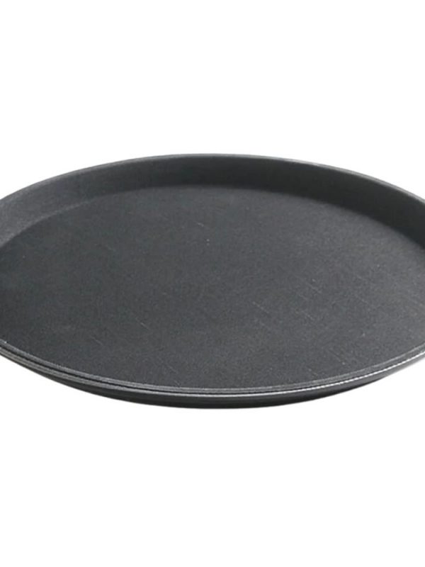 Elevate your dining experience with our round serving tray measuring 500 x 22mm. Durable and stylish addition to your tableware collection.
