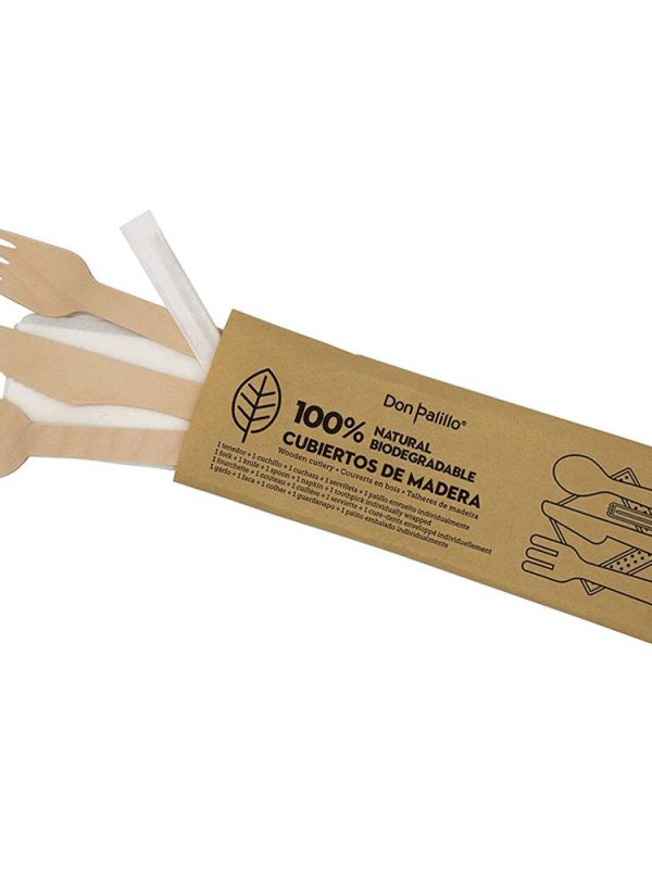 Premium 16cm Wooden Cutlery Set - Sustainable and Stylish Utensils for Everyday Use - Eco-Friendly Dining Essentials