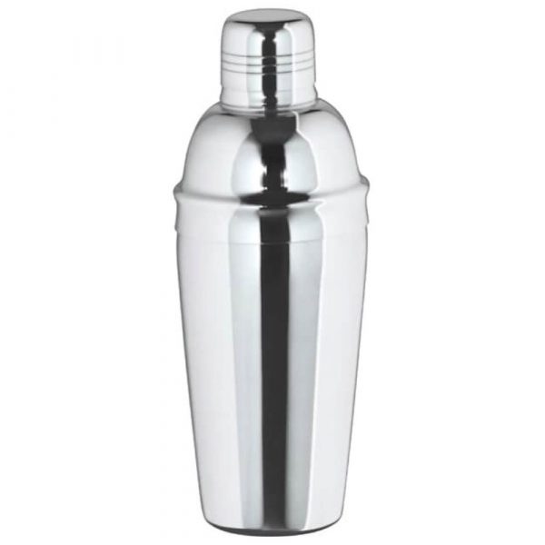 Stainless Steel 3-Piece Classic Shaker Set - 500ml Capacity for Perfect Cocktails - Durable and Stylish Barware