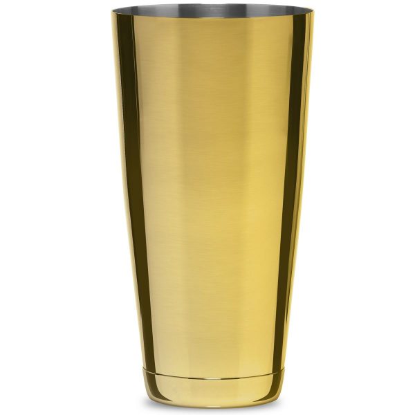 Koriko Large Golden Tin Shaker - Premium Quality Cocktail Shaker for Bartenders and Mixologists - Stylish Bar Tool