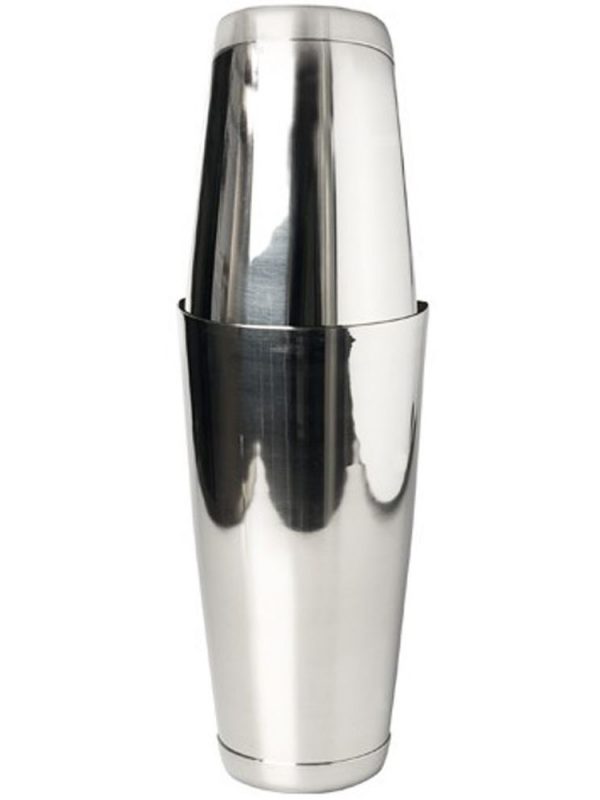 Premium stainless steel SHAKER TIN-TIN 47 RONIN INOX for perfect cocktails and mixology - must-have bartender tool.