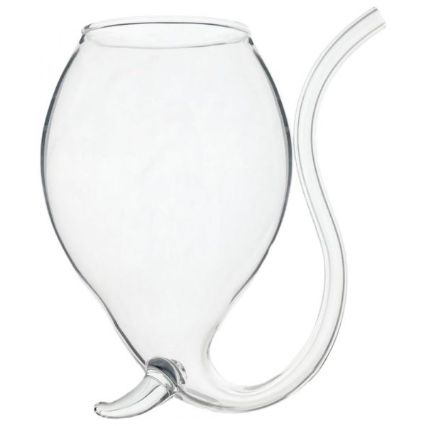 Crystal-clear Sherlock pipe cocktail glass - 320ml capacity, perfect for elegant sipping. Elevate your drink experience with this stylish glassware.