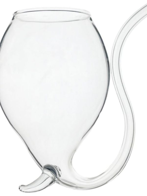 Crystal-clear Sherlock pipe cocktail glass - 320ml capacity, perfect for elegant sipping. Elevate your drink experience with this stylish glassware.