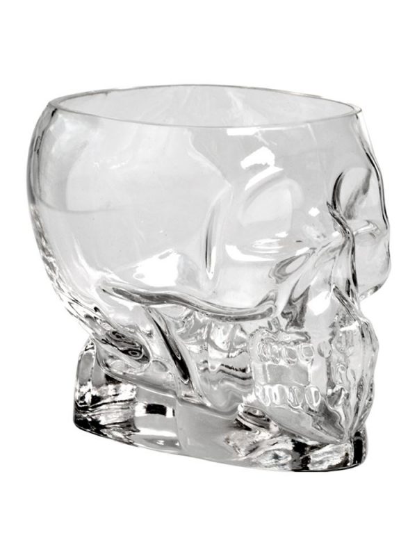 High-quality 66cl Skull Glass Medium for chilling drinks, a unique addition to your glassware collection. Perfect for parties and gatherings.