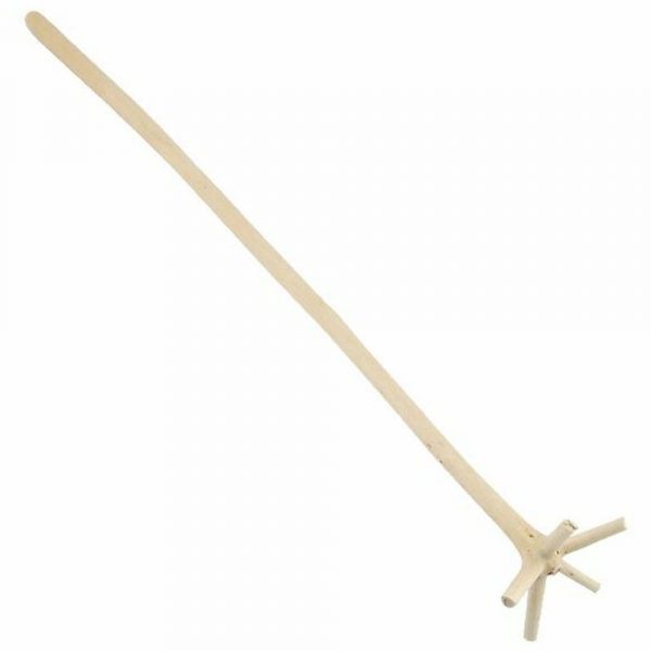 Handcrafted Madeira Natural Swizzle Stick for Mixing Drinks - Premium Quality Stirrer for Cocktails, Bars, and Parties