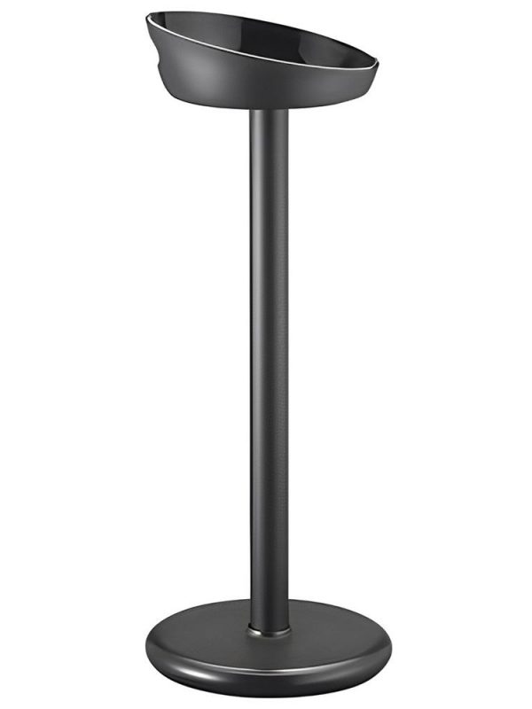 Modern and Stylish Black Ice Bucket Support Stand, 68cm - Perfect for Keeping Your Drinks Cool in Style! Stylish Addition to Any Party or Event Decor.