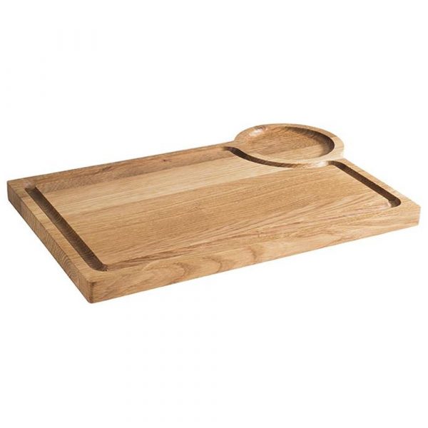 Handcrafted Wooden Serving Board 37x25x2cm - Premium Quality Cheese Board for Entertaining and Serving - Stylish Kitchen Decor