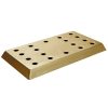 High-Quality Brass Anti-Drip Tray 42.5cm x 21.5cm - Prevent spills in style with this elegant drip tray for a seamless dining experience.