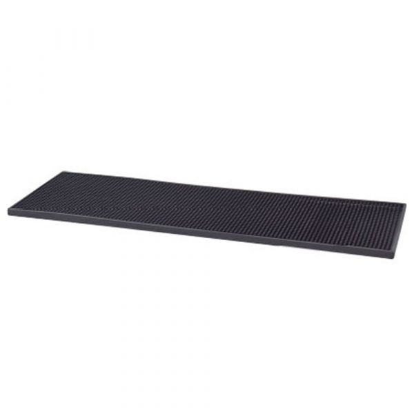 Upgrade your bar with the sleek 60x20cm PRETO DRUNK bar mat for spill-free fun! Perfect for home or professional use.