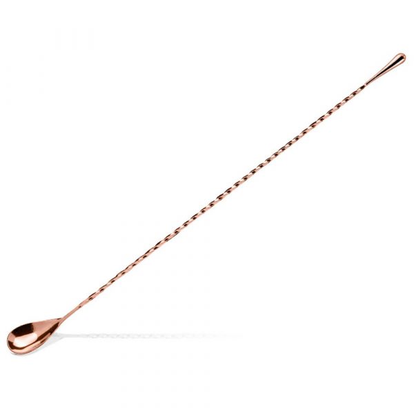 40cm Copper Lumian Teardrop Spoon - Elegant and durable kitchen accessory for serving in style. Buy online now!