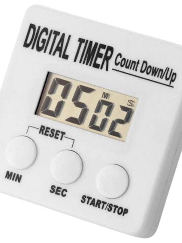Premium Kitchen Timer with Alarm, Compact 6.8 x 6.8 x 2.5CM Design for Precision Cooking - Never Burn Your Meals Again!