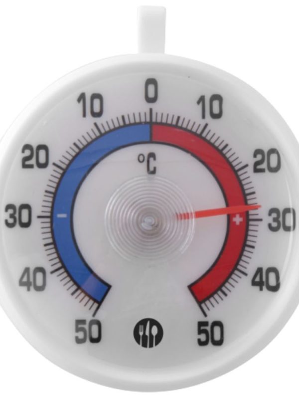 Accurate Disc Fridge/Freezer Thermometer - Monitor Temperature from -50º to 50ºC - Ideal for Home Use - Ensure Food Safety and Freshness