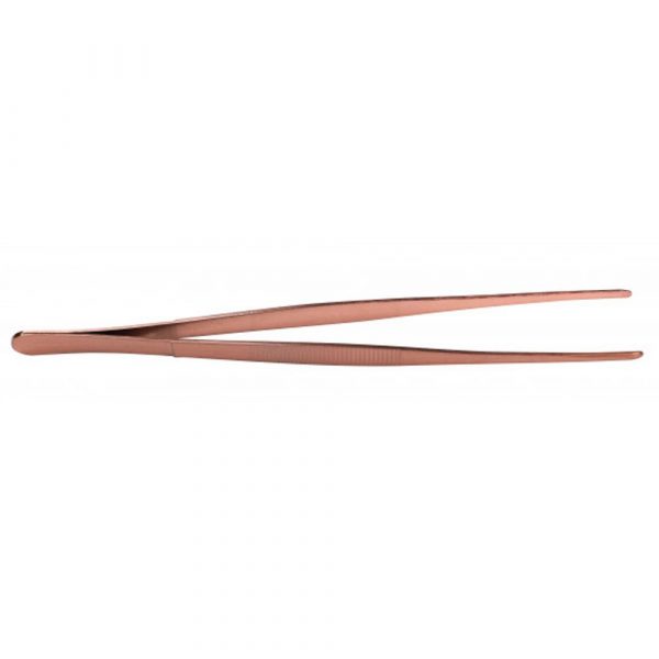 Premium 25cm Tong with Stainless Steel and Copper Plating - 00712-COP, Durable and Stylish Kitchen Utensil for Cooking, Non-Slip Grip