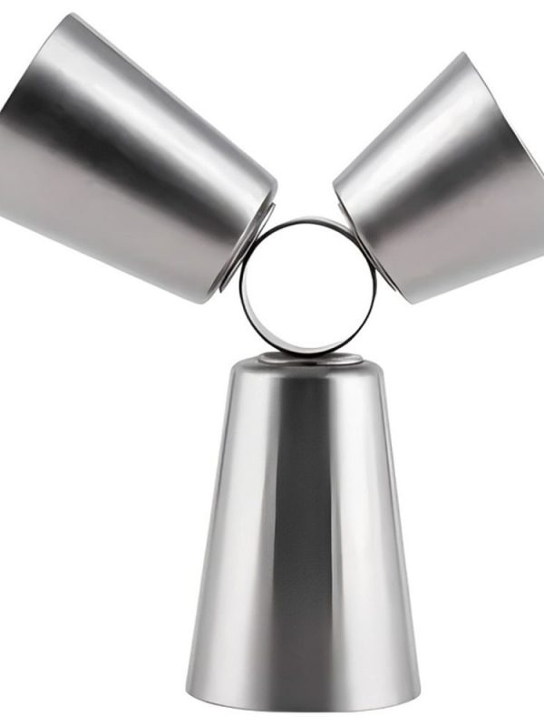 Premium TRIPLE JIGGER 20/30/50ML for precise cocktail measurements - a must-have for home bar enthusiasts and professional mixologists!