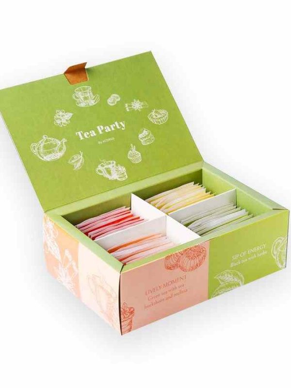 Delight in every sip with Acorus Tea Set, 40 Tea Bags - premium quality blend for tea lovers, perfect for a calming tea time at home.