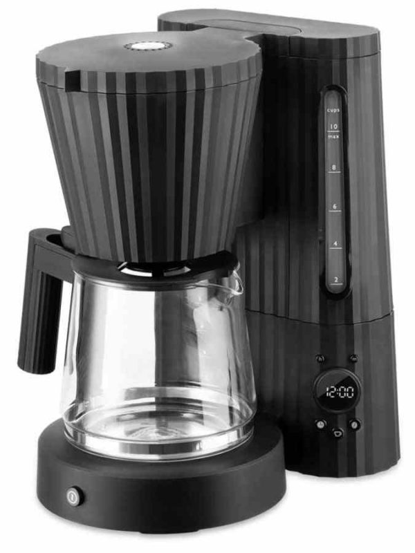 Experience barista-level perfection with the Alessi MDL14 Plissé drip coffee machine - elevate your coffee brewing game to new heights!