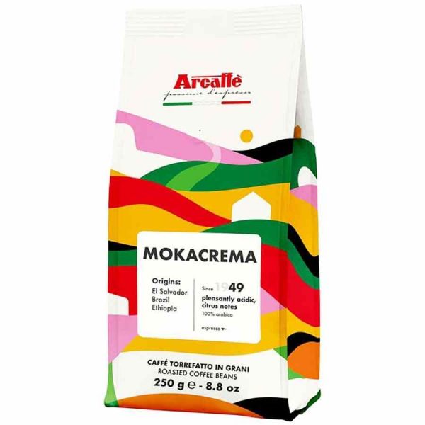 Indulge in rich flavor with Arcaffè Mokacrema coffee beans - perfect blend of quality and taste for your daily brew! Buy now online.