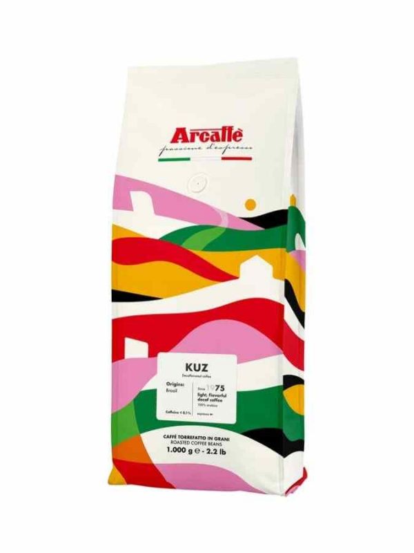 Premium Arcaffe Kuz Decaffeinated Coffee - Enjoy the rich flavor of this top-quality decaf coffee blend. Perfect for coffee lovers!
