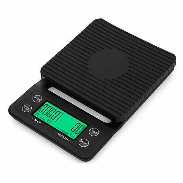 Accurate Black Digital Scale for Precision Weight Measurement - Ideal for Home or Professional Use