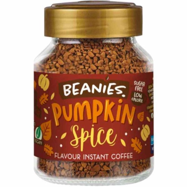 Indulge in the rich aroma of Instant Coffee Beanies Pumpkin Spice Flavor 50 g - the perfect blend of premium coffee and warm seasonal spices.