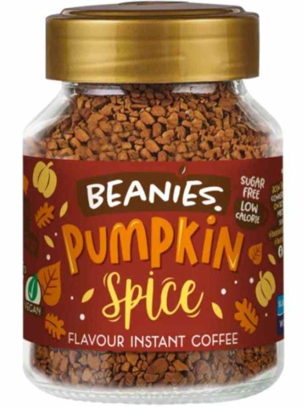 Indulge in the rich aroma of Instant Coffee Beanies Pumpkin Spice Flavor 50 g - the perfect blend of premium coffee and warm seasonal spices.