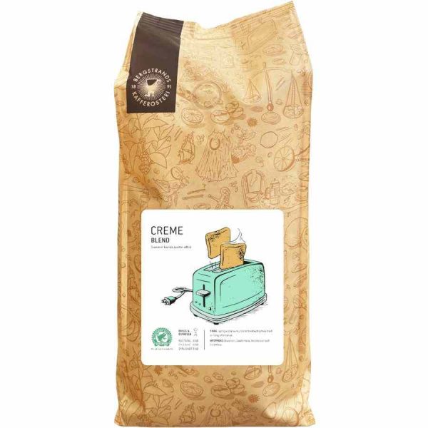 Indulge in Bergstrands Cream 1 kg of premium coffee beans for a rich and flavorful brew experience. Perfect for coffee lovers!