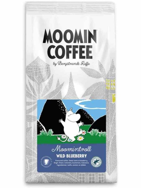 Indulge in the exotic flavor of Bergstrands Moomintroll Wild Blueberry Coffee - 250g of finely ground aromatic goodness. Shop now!