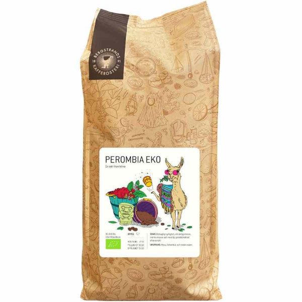 Bergstrands Perombia EKO Organic Coffee 1 kg - Rich and aromatic coffee beans for a premium brewing experience. Shop now!