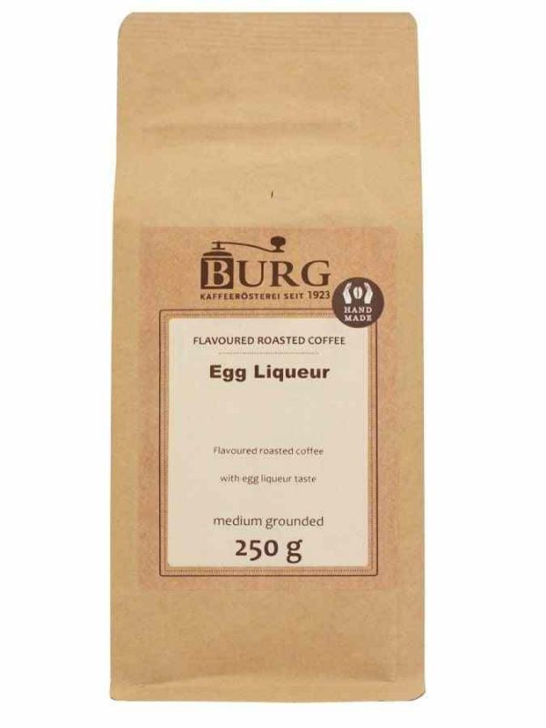 Indulge in the rich flavors of Burg Flavor Coffee with Ovo Liqueur in this 250g ground blend. Perfect for coffee connoisseurs looking for a luxurious experience.