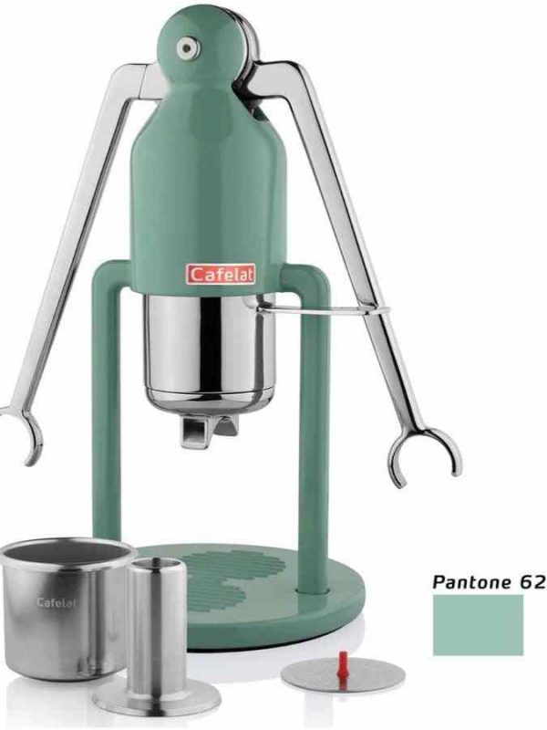 Experience the perfect espresso with Cafelat Robot Regular Manual Espresso Machine – a sleek and reliable coffee maker for coffee enthusiasts.
