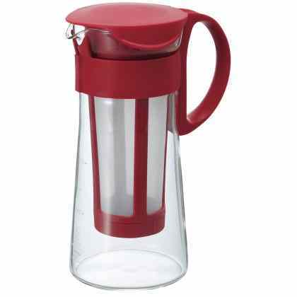 Elevate your coffee experience with the MIZUDASHI Red Coffee Maker 600 ML for perfect cold brew brewing at home.