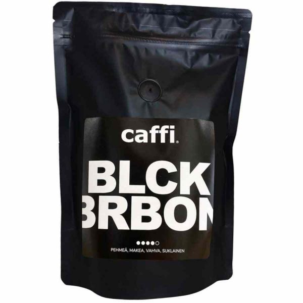 Indulge in the rich aroma of Caffi Black Bourbon 250g coffee beans, a premium blend for coffee connoisseurs. Shop now for a luxury coffee experience!