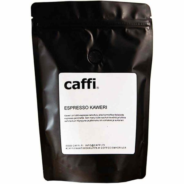 Enjoy the rich taste of Caffi Espresso Kaweri 250g - the perfect blend for coffee lovers seeking premium quality and intense flavor.
