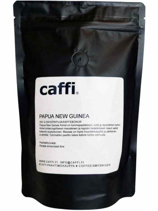Premium Caffi Papua New Guinea Bold 250g Whole Coffee Beans - Rich flavor and aroma, perfect for coffee enthusiasts. Order now!