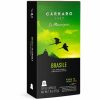 Carraro 1927 Brasile Premium Nespresso Compatible Coffee Capsules - 10 units, rich and aromatic blend for a luxurious coffee experience