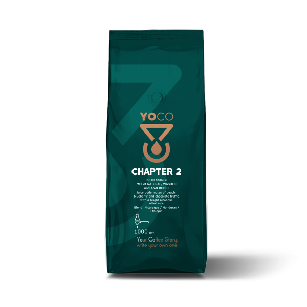 Premium 'Chapter 2' Blended Specialty Coffee Beans, 1 kg - Rich and aromatic coffee beans for the perfect brew at home