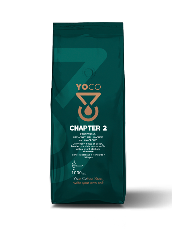 Premium 'Chapter 2' Blended Specialty Coffee Beans, 1 kg - Rich and aromatic coffee beans for the perfect brew at home