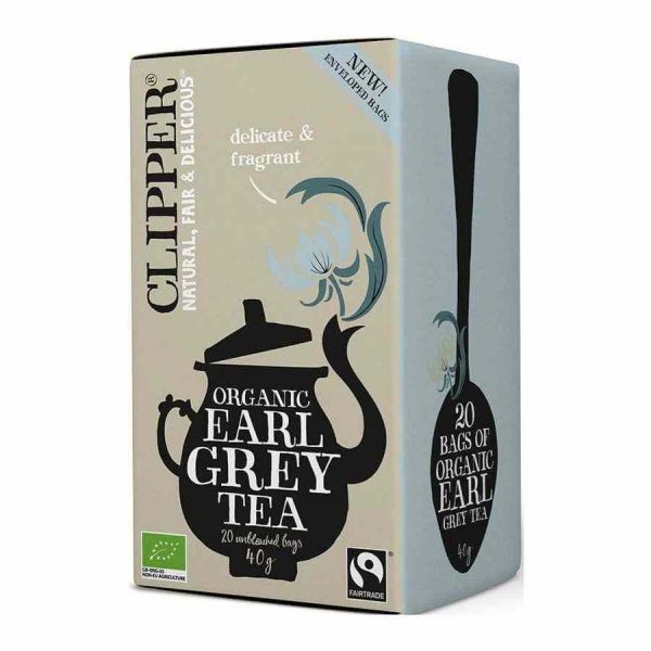 Indulge in Clipper's exquisite Organic Earl Gray Tea - a premium blend of rich, aromatic flavors. Buy now for a luxurious tea experience!