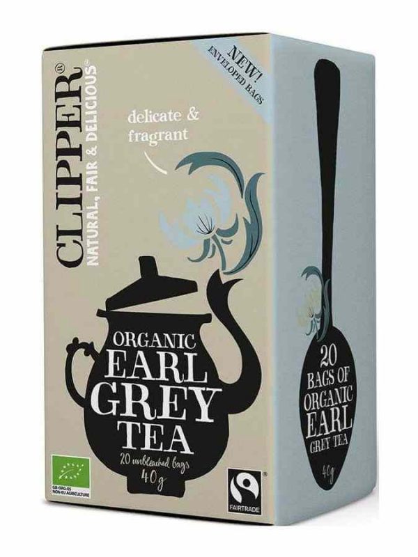 Indulge in Clipper's exquisite Organic Earl Gray Tea - a premium blend of rich, aromatic flavors. Buy now for a luxurious tea experience!