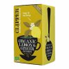 Clipper organic lemon and ginger infusion: A refreshing blend of zesty lemon and spicy ginger, perfect for a soothing cup of tea.