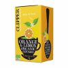 Clipper Organic Orange and Lemon Infusion Tea Bags - Refreshing blend of citrus flavors, 20 bags, premium quality, naturally delicious taste.