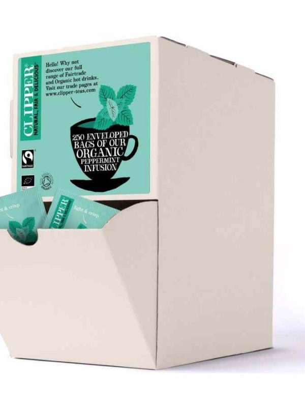Experience pure refreshment with Clipper Organic Peppermint Infusion - a premium herbal tea blend for relaxation and rejuvenation.