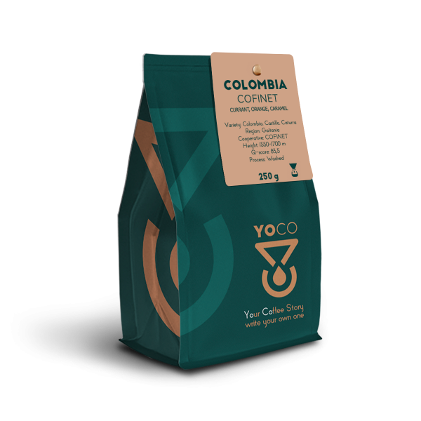 Buy Colombia COFINET Filter 250g - Enjoy premium coffee from Colombia, perfect for a rich and flavorful brew! Order online now.