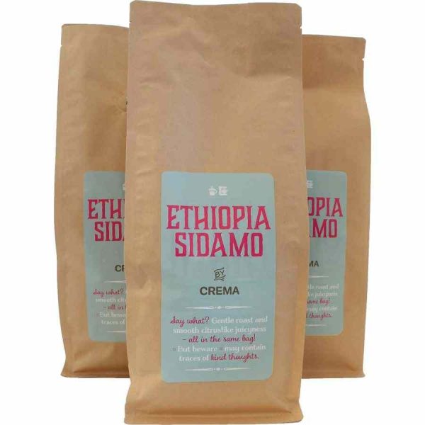 Indulge in the rich and smooth flavors of Ethiopian Sidamo Cream - a premium, single-origin coffee perfect for your daily brew.