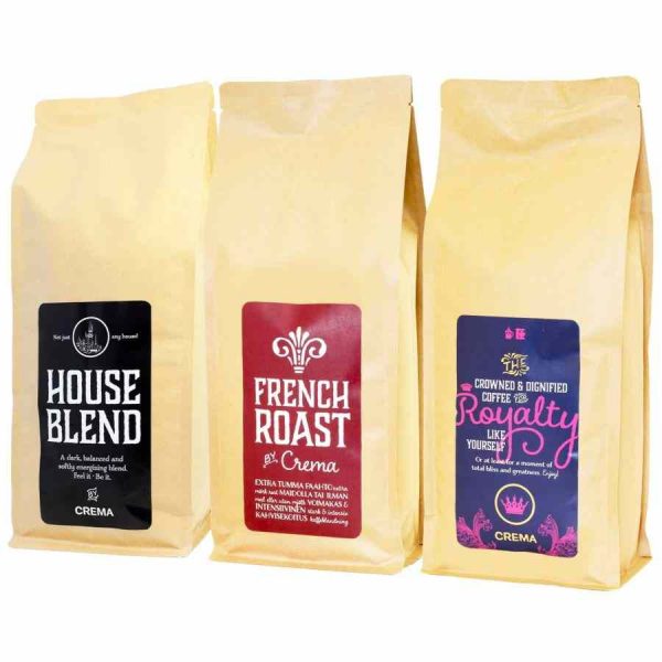 Indulge in the rich flavors of Cream II Filter Coffees with this value pack of 3 x 1 kg bags. A premium, aromatic blend for coffee lovers.